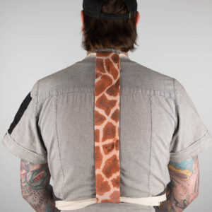 Giraffe Print Apron Tie